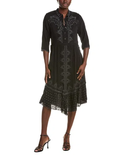 Johnny Was Western Vipiana Dress In Black