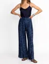 Johnny Was Wide Leg Pleat Pant In Zoia In Multi