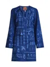 JOHNNY WAS WOMEN'S ACANTHA EMBROIDERED LINEN DRESS