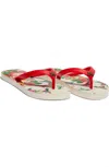 JOHNNY WAS WOMEN'S ANDRA FLIP FLOP IN RED MULTI