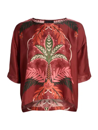 Johnny Was Women's Arden Printed Oversized Blouse