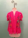 Johnny Was Women's Astrud Blouse In Fandango In Pink