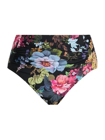 Johnny Was Women's Baccara Ruched Bikini Bottom In Multi