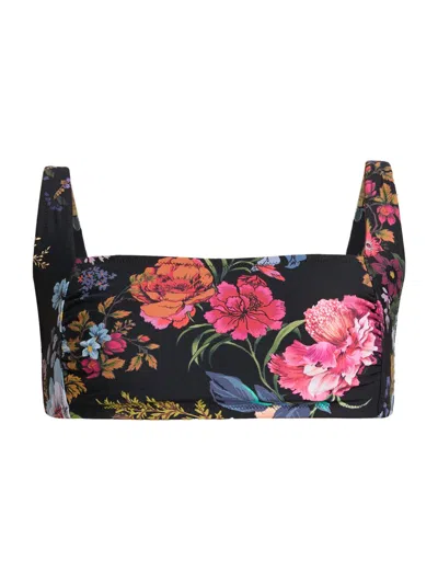 Johnny Was Women's Baccara Ruched Bikini Top In Multi