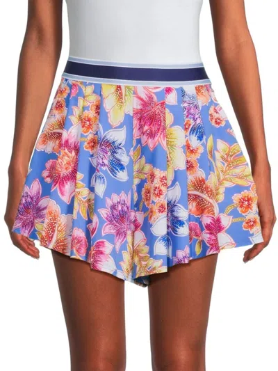 Johnny Was Women's Bee Active Flutter Skort In Pink Multi