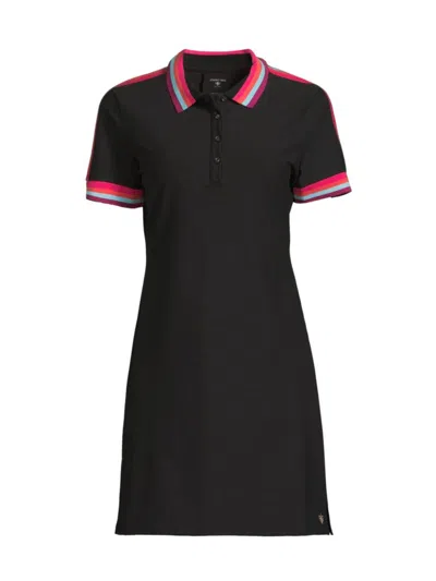 Johnny Was Women's Bee Active Polo Minidress In Black