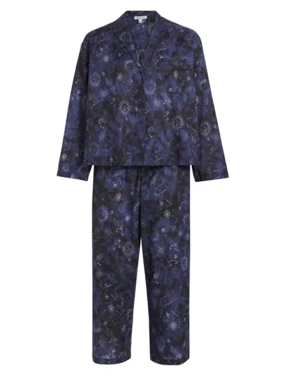 Johnny Was Women's Bejewel Celestial Cotton Pajamas In Neutral