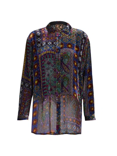 Johnny Was Women's Bingley Sophia Burnout Tunic In Multi