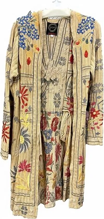 Johnny Was Women's Biya Sweater In Oatmeal In White