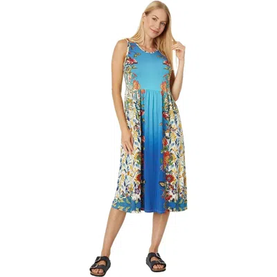 Johnny Was Women's Blue Easy Fit Tank Dress In Multi