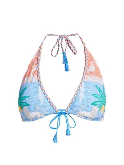 Johnny Was Women's Braided Bikini Top In Multi