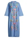 JOHNNY WAS WOMEN'S CAMELLIA EMBROIDERED TUNIC DRESS