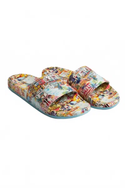 Johnny Was Women's Cannes Pool Slide In Animal Print