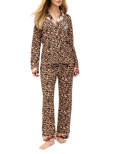 Johnny Was Women's Carly Printed Pajamas In Multi