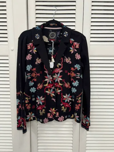 Johnny Was Women's Embroidered Jacket In Black Multi