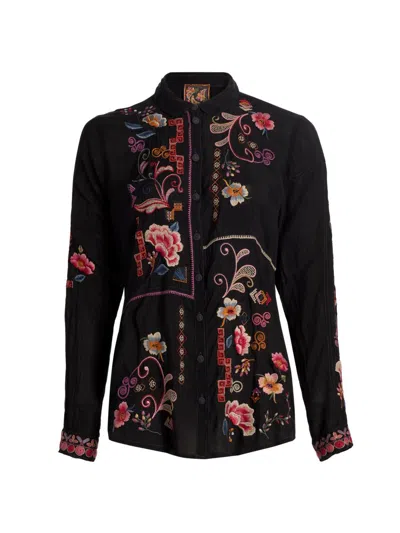 Johnny Was Women's Fatima Marcia Shirt In Black