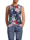 JOHNNY WAS WOMEN'S FLORAL TANK TOP