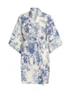 JOHNNY WAS WOMEN'S HOUSE ON A HILL TOILE COTTON SLEEP ROBE