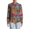 JOHNNY WAS WOMEN ISADORA WAVES LONG SLEEVE TOP BLOUSE