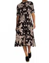 Johnny Was Petite The Janie Favorite Midi Dress In Black