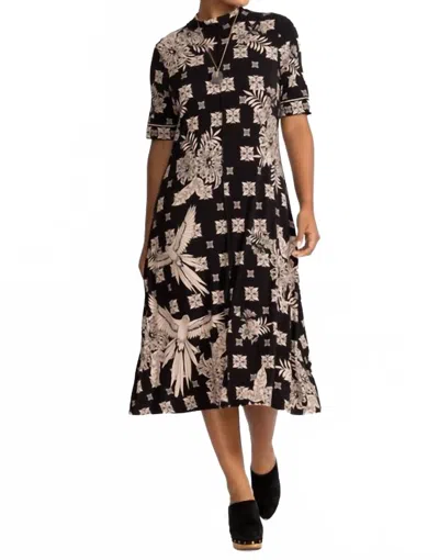 Johnny Was Petite The Janie Favorite Midi Dress In Black