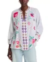 Johnny Was Paris Effortless Blouse In Multi