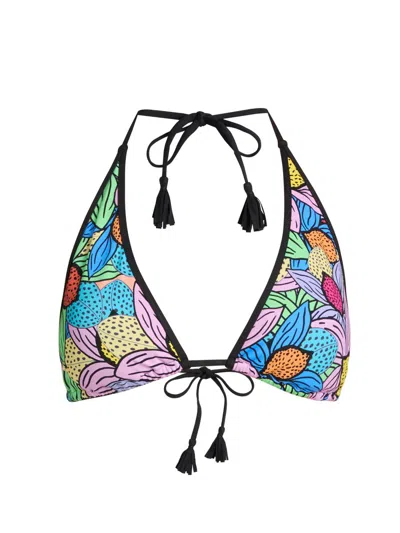 Johnny Was Women's  X Ashley Percival Zephra Halter Bikini Top In Multi