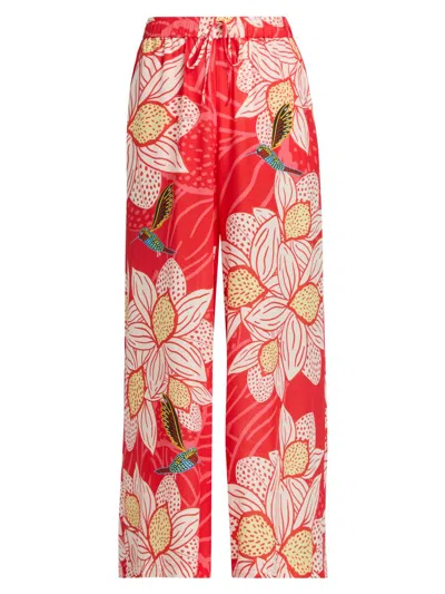 Johnny Was Women's  X Ashley Percival Zerua Wide-leg Pants In Multi
