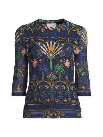 Johnny Was Women's Kaia Mesh T-shirt