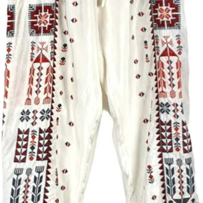Johnny Was Women's Keir Pant In White