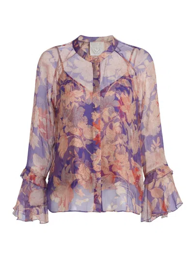 Johnny Was Women's Kiko Emerie Silk Blouse
