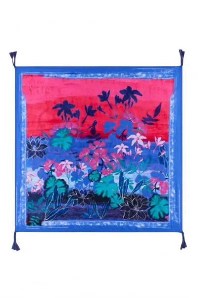 Johnny Was Women's Lavandula Silk Scarf In Multi In Blue