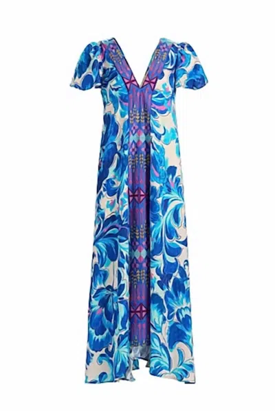 Johnny Was Women's Liatris Flutter Eva Dress In Lsc In Blue