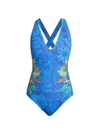 Johnny Was Women's Maris Floral One-piece Swimsuit