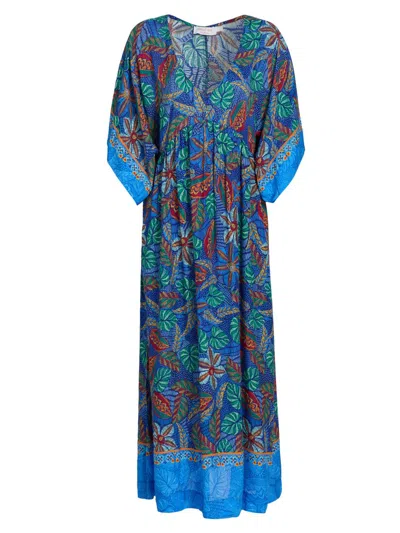 Johnny Was Women's Maris Printed Caftan Maxi Dress