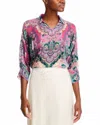 Johnny Was Women's Marlow Burnout Blouse In Paisley Melody In Multi