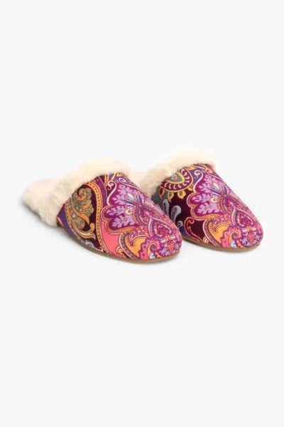 Johnny Was Women's Mule Slipper In Sandalwood Pink In Multi