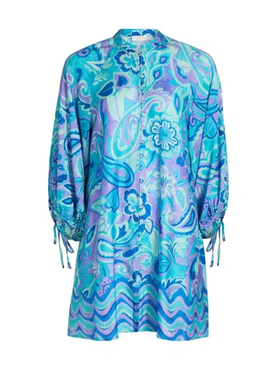 Johnny Was Women's Mulla Floral-paisley Minidress In Multi