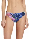 Johnny Was Hipster Bikini Bottom In Blue Multi