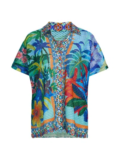 Johnny Was Women's Paradis Printed Shirt