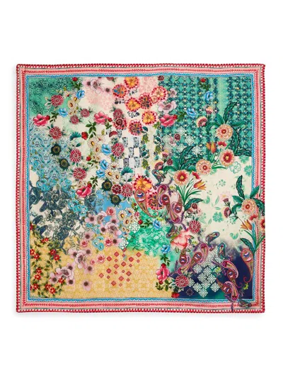 Johnny Was Women's Patchwork Silk Scarf