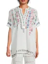 Johnny Was Radlie Blouse In White