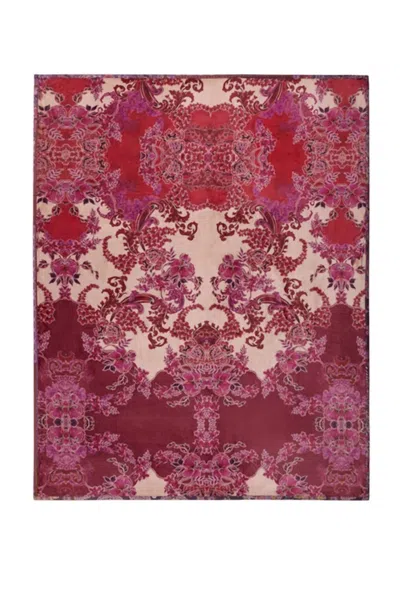 Johnny Was Women's Reversible Musia Scarf Travel Blanket In Red In Pink