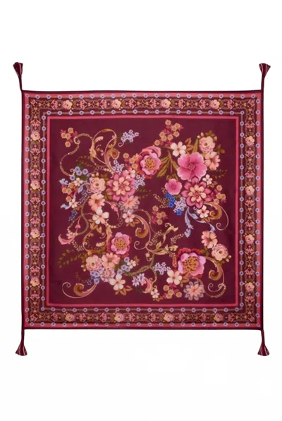 Johnny Was Women's Rolanda Silk Scarf In Floral Multi In Burgundy