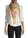 JOHNNY WAS WOMEN'S ROSSY FLORAL SILK SCARF