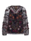 Johnny Was Saphire Blouse In Multi