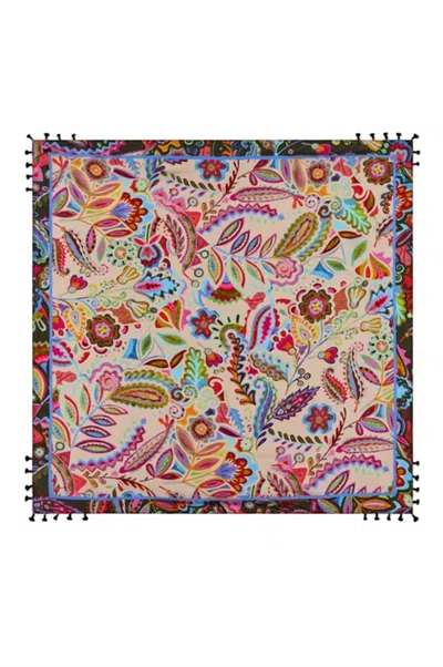 Johnny Was Women's Silk Scarf In Silvana Scarf In Blue