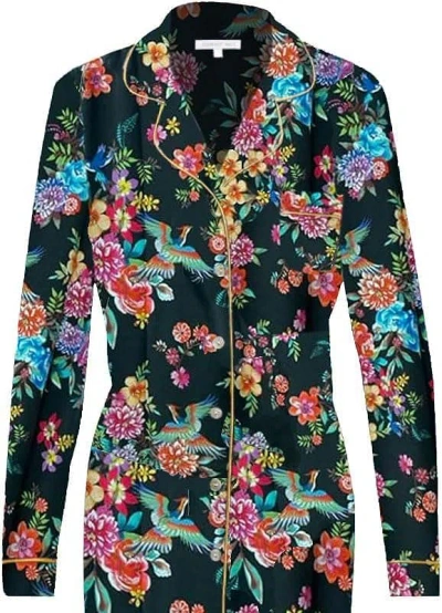 Johnny Was Women Sognatore Neros Long Sleeve Sleepwear Shirt In Multi