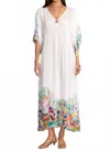 Johnny Was Women's Spello Kaftan Dress In White Multi In White