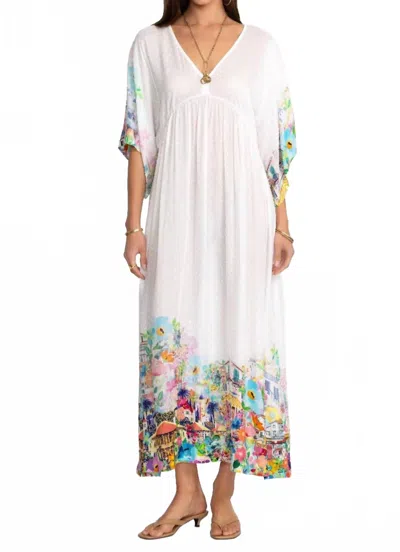 Johnny Was Women's Spello Kaftan Dress In White Multi